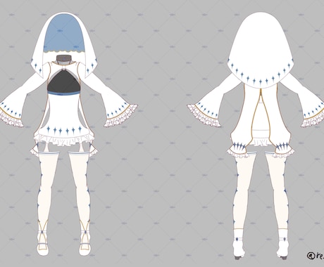 Vtuber向けの衣装デザインをします Vtuber・TRPGプレイヤーの方向け イメージ1