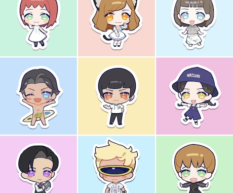 SD・ミニキャラ描きます ｜商用利用OK・著作権譲渡OK イメージ2