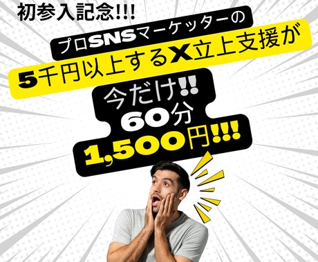 ココナラ初参入記念大幅割引！X立ち上げ伴走します ビデオチャットでXアカウント立ち上げ支援と運用指南します イメージ1