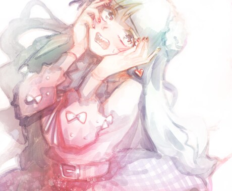 淡くて優しい色合いの水彩画風イラストを描きます 淡い発色で優しい色味で、キャラクターを作成します。 イメージ2