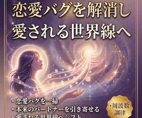 あなたの恋愛バグを解消し愛される世界線へ導きます 【高次元適合診断】魂の真名で紐解く恋愛周波数バグ解読鑑定 イメージ1