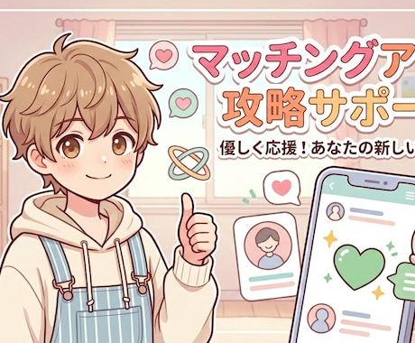 マッチングアプリで初回デートまでサポートします With・ペアーズで初回デートまでを攻略します！男性向け。 イメージ1