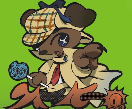かっこよくてゆるーい動物をキャラデザします あなただけのオリジナルイラスト イメージ1
