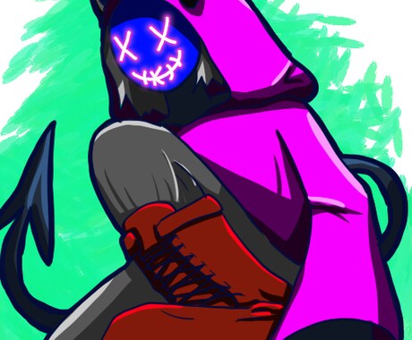 亜人系のアイコン描きます 万人受けするような絵柄じゃないけど精一杯描きます イメージ2