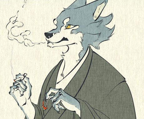 和風ケモノイラスト描きます かっこいいもかわいいもお任せください！ イメージ2