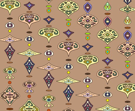 オリジナルの模様を描きます 独自のデザインで幾何学模様を生み出します！ イメージ2