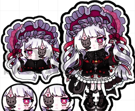 パキッとした可愛いデフォルメイラストを制作します イメージ1