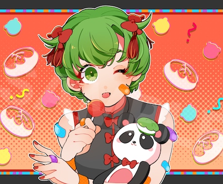 スチルイラスト、サムネ等描きます SNSアイコン、サムネ用1枚絵、キャラクターデザイン等も イメージ2