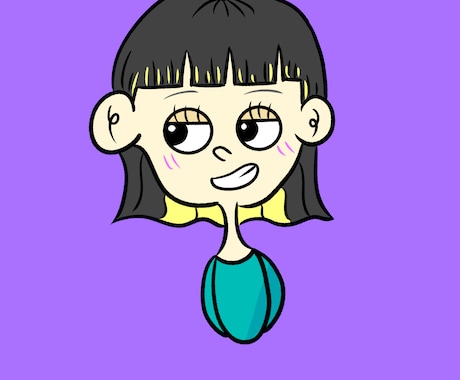 カラフルで可愛いイラスト書きます カラフル好きキャラクター好きみんなと違うアイコンにしたい！！ イメージ2