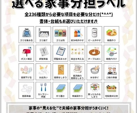 一緒に家事の分担の仕方考えます 一日の隙間時間を作りませんか話しましょう♡ イメージ2