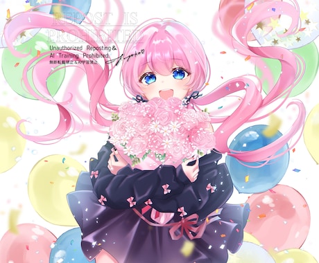 専業絵師がVTuberやIRIAM立ち絵制作します 実績多数！丁寧安心安全！心を込めて描きます！ イメージ2
