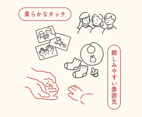 シンプルで親しみやすいイラストを作成します フルオーダーのイラストをアイコンや挿絵に イメージ2