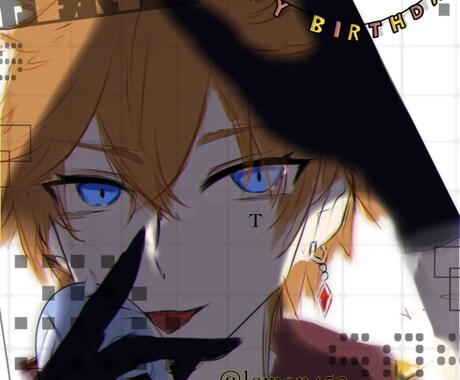 美男子、青年、少年をかっこよくお描きします 立ち絵、SNSアイコン、ヘッダー等承ります！！(*_ _)) イメージ2