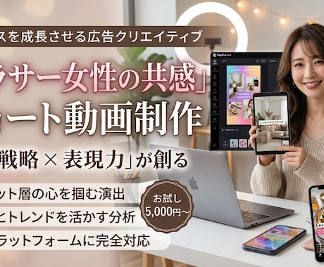 まず1本お試し！SNS縦型ショート動画制作します 数値を分析し、世界観を守る丁寧な縦型ショート動画制作 イメージ1
