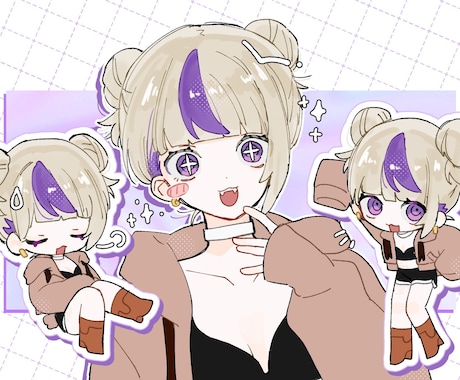 キャラクターイラストを描きます イメージ1