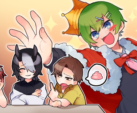 SNSなどで使用できるイラストを制作いたします 【最速即日提出可能，夢腐イラスト可】 イメージ1