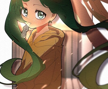SNSアイコン、立ち絵イラスト制作します 可愛くて雰囲気のあるタッチのイラストです イメージ2