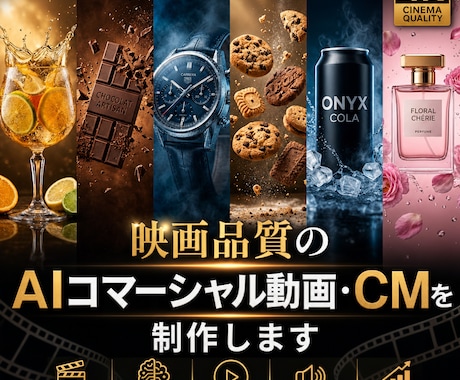 映画品質のAIコマーシャル動画を制作します イメージ1