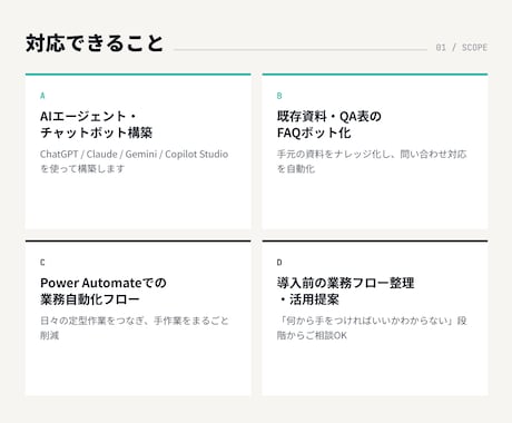 業務効率化のAIエージェント構築します 業務効率化を実現するAIエージェントを構築します イメージ2