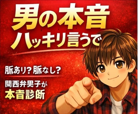 片思いの悩み｜彼の気持ちを男目線で正直に答えます 関西弁で「彼の本音を整理して、あなたの恋を前に進めます」 イメージ1