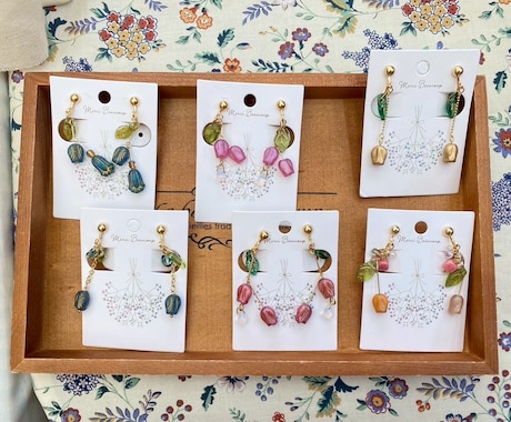 イヤリングやアクセサリーを作ります 今持ってる中で幅広いジャンルのアクセサリーを作ります イメージ2