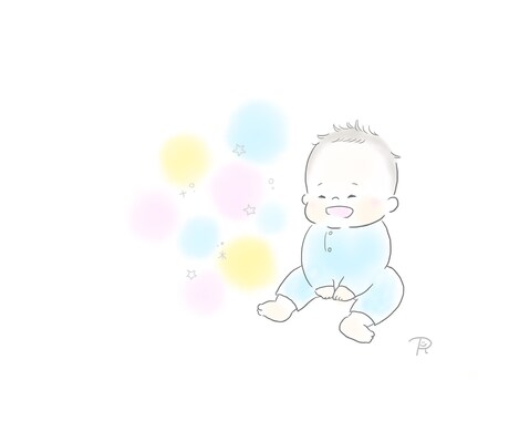 可愛くデフォルメした似顔絵アイコンをお描きします ふんわり優しいタッチに仕上げます☆ イメージ2