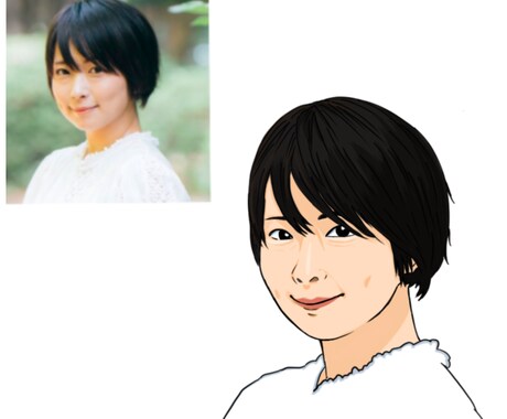 格安にて写真から似顔絵イラスト作成します 安い！商用利用OK！似てるデフォルメ似顔絵 イメージ2