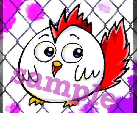 SNS用のゆるキャラアイコンイラストを描きます ゆるきゃらをSNSのアイコンに☆ イメージ1