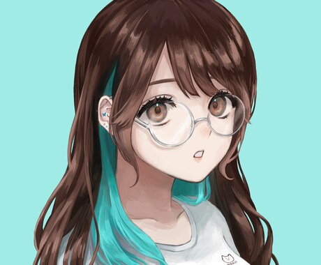 修正何度でも◎厚塗りでお好みのアイコンお描きます 目元が印象的なイラストが得意です！ イメージ2