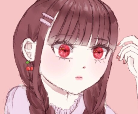 あなただけのオリジナルアイコン描きます かわいい女の子の絵がお好きな方へ！ イメージ2