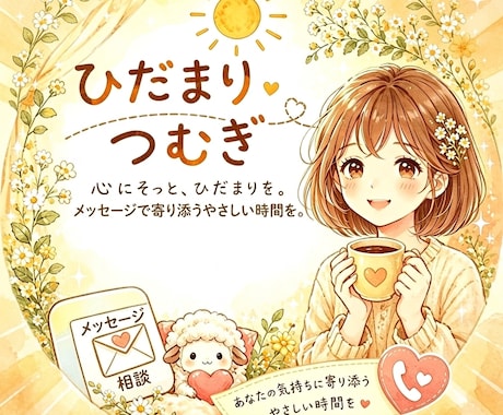 どんなお悩みもOK、メッセージでそっと聴きます 24時間いつでもあなたの味方に。まとまらない思いもそのままで イメージ1