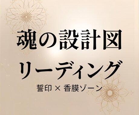 魂の設計図を読み現実が動くポイントをお伝えします 無意識のパターンと現実が変わる核心ポイントを言語化 イメージ1