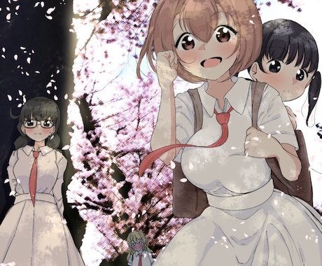 イラスト制作をします イラストパーツ分け・イラスト制作に関する事は是非ご連絡下さい イメージ2