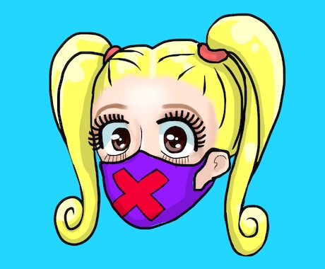 Twitter等で使えるシンプルなアイコン描きます あなたの雰囲気にあわせたシンプル似顔絵を作成します イメージ2
