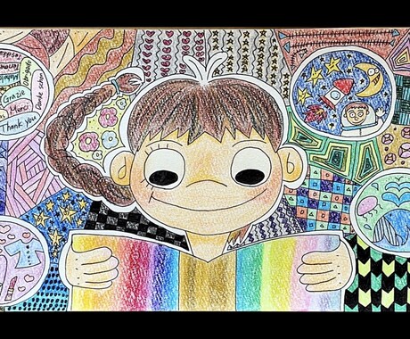 個性的でカラフルな“かわいい“をお届けします あなたの“好き”を詰め込んだオリジナリティ溢れるイラスト！ イメージ2