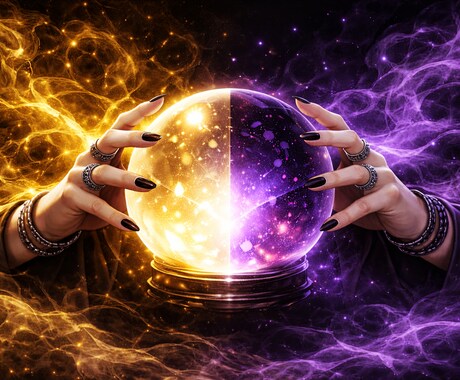 １日１人限定☆光闇カード占い☆貴方の運命を導きます 本音の自分(光)、演じた自分(闇)を知れば運命が変わる☆ イメージ2