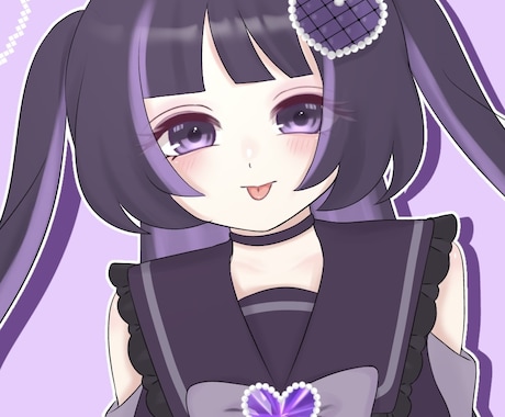 商用利用込！はっきりとした可愛い一枚絵描きます イメージ1