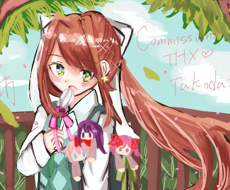 かわいい女の子、夢絵等描きます かわいい女の子をメインに描いています。 イメージ2