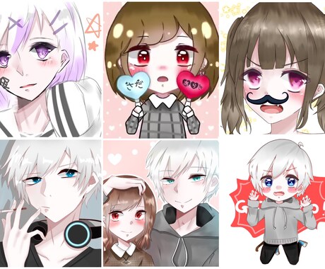 ヘッダー描きます SNSで使用できるようなヘッダーを描きます! イメージ2