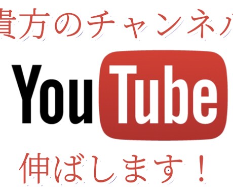 YouTubeを伸ばすお手伝いをします 登録者14800人が貴方のチャンネルを全力でサポートします イメージ1