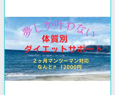 あなたのためだけのダイエットプランでサポートします 理学療法の知識とスキル＋栄養学で内側と外側から体質改善します イメージ1