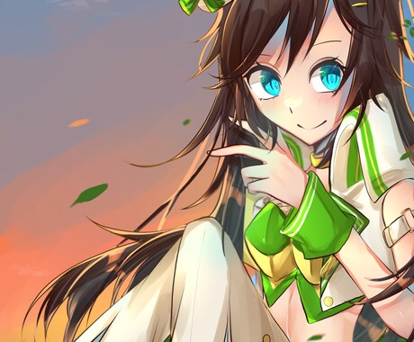 綺麗な瞳✨のイラスト描きます 用途に見合ったかわいいキャラクターお描きします！ イメージ2