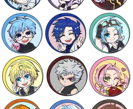 オリジナルキャラの可愛いアイコン描きます 可愛いデフォルメアイコンいかがですか⭐︎ イメージ1