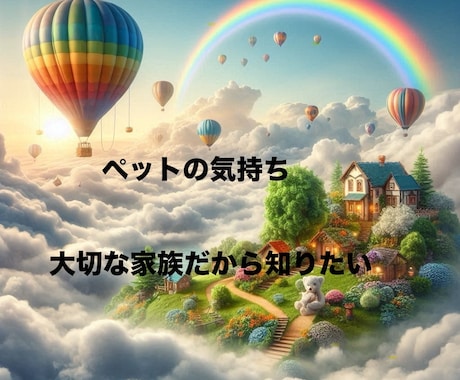 大切なペットの気持ち伝えます 虹の橋を渡っていても大丈夫。アニマルコミュニケーションします イメージ1
