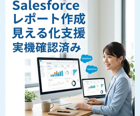 Salesforceレポート作成します Salesforceの見える化を丁寧に支援します イメージ1