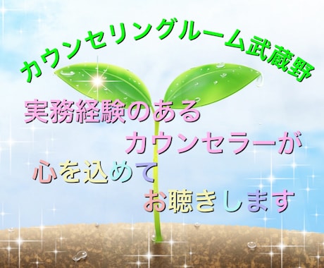 実務経験のあるカウンセラーが心を込めてお聴きします 産業カウンセラー。傾聴が中心です。アドバイスもいたします。 イメージ1