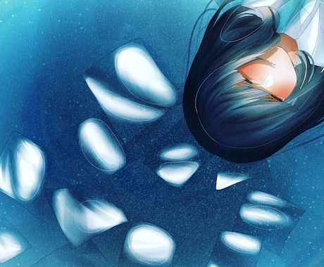 イラストご依頼受け付けております 青の世界をあなたに。あなたに幸あれ。 イメージ1