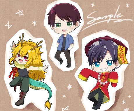 ミニキャライラスト作成します アイコンやサムネ、グッズに最適！ イメージ2
