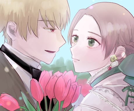 一次創作小説の表紙イラストを制作いたします あなたの大切な創作/TL/BL小説の世界をイラストにします イメージ1