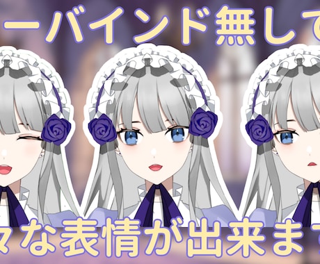 Vtuber活動者が作るLive2Dモデル作ります 「画面映えする」配信にぴったりのLive2Dモデル仕上げます イメージ2